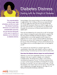 Distress and Diabetes