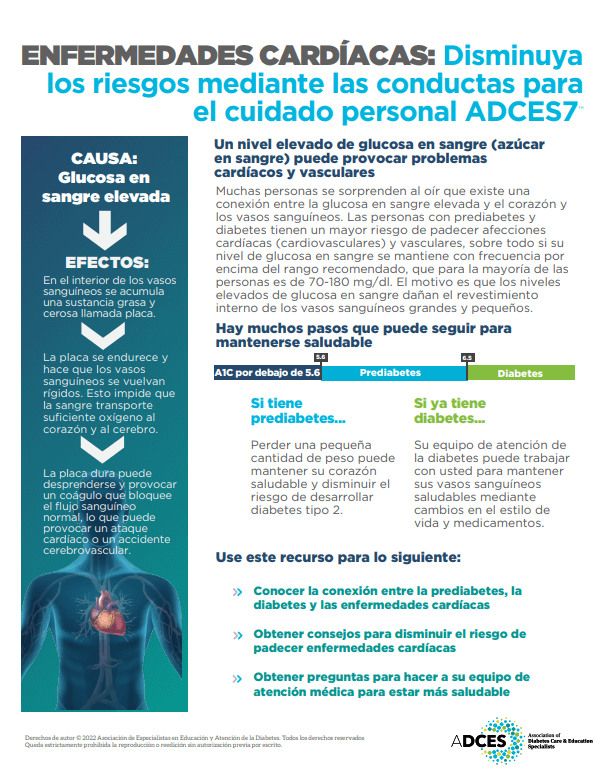 Reducing Heart Risk Spanish Language Tip Sheet