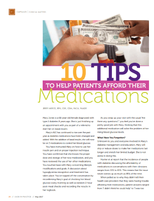 10 Tips to Help Patients Afford Medications