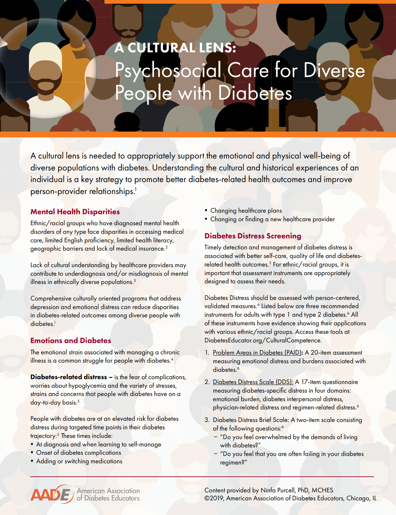 Psychosocial Care for Diverse People with Diabetes